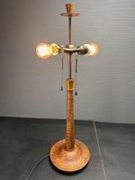 Antiker Lampenfuss / Sockel, wunderschön Massivholz