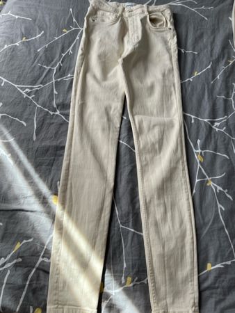 Zara Hose Crème, Grösse 36