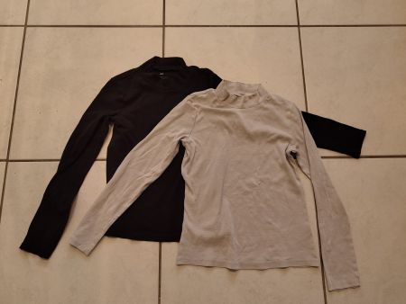 2x Rollkragenpullover 134/140