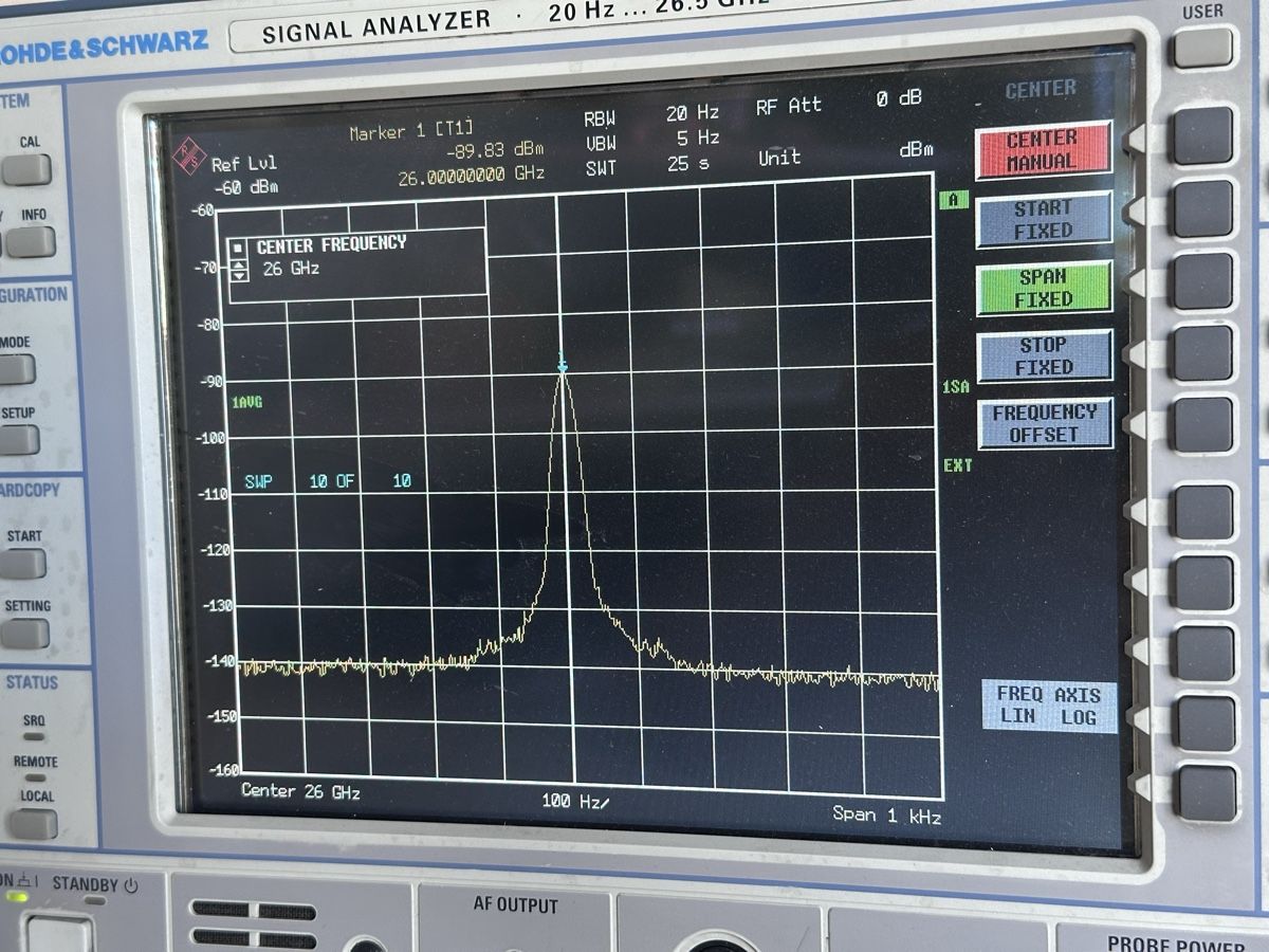 Mesurer: Rohde&Schwarz FSIQ26 High Performance Spectrum Analyzer – D'occasion à Nottwil par Hb9xxx 8