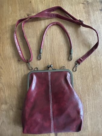 Neue Nischen Tasche im Vintage-Stile, Bordeaux