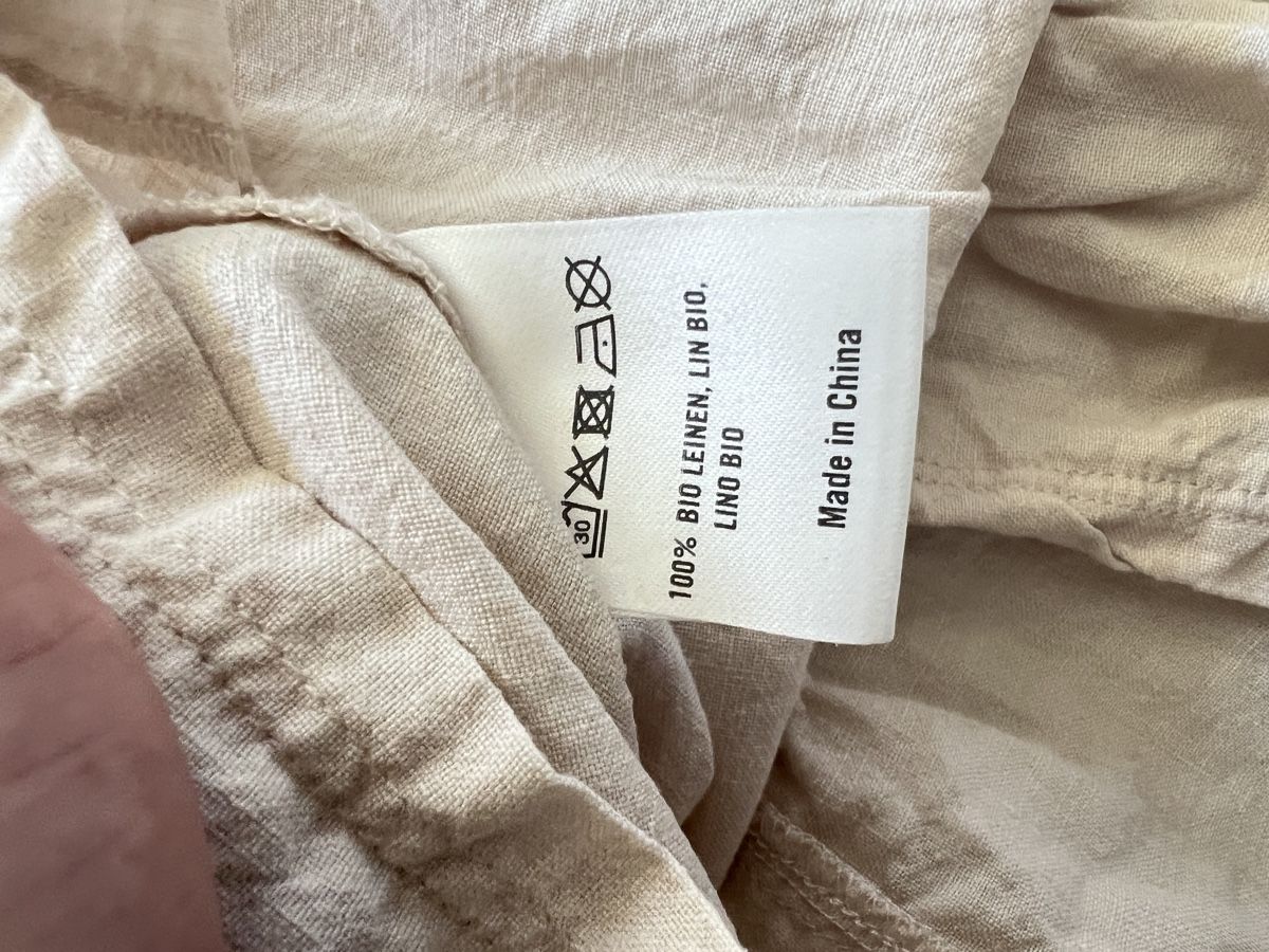 Guinzagli & Collari: Damen Leinen V neck top 100% Bio- Leinen  – Nuovo (secondo la descrizione) da Hünenberg venduto da Tina030420 1