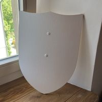 Ritter Mittelalter Schild zum Anmalen