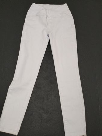 Weisse Jeans Damenhose, Gr. S, leicht stretchig, Sommerhose
