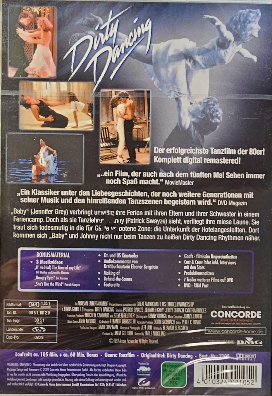 Tous les DVDs: Dirty Dancing – Neuf avec emballage d'origine à Wahlen b. Laufen par Cg10 1