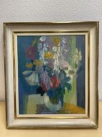 Gemälde Blumenstillleben, Öl auf Leinwand, gerahmt, Top! (58