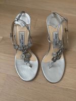 Jimmy Choo Sandalen Silber Grösse 36,5  Sommer High Heels