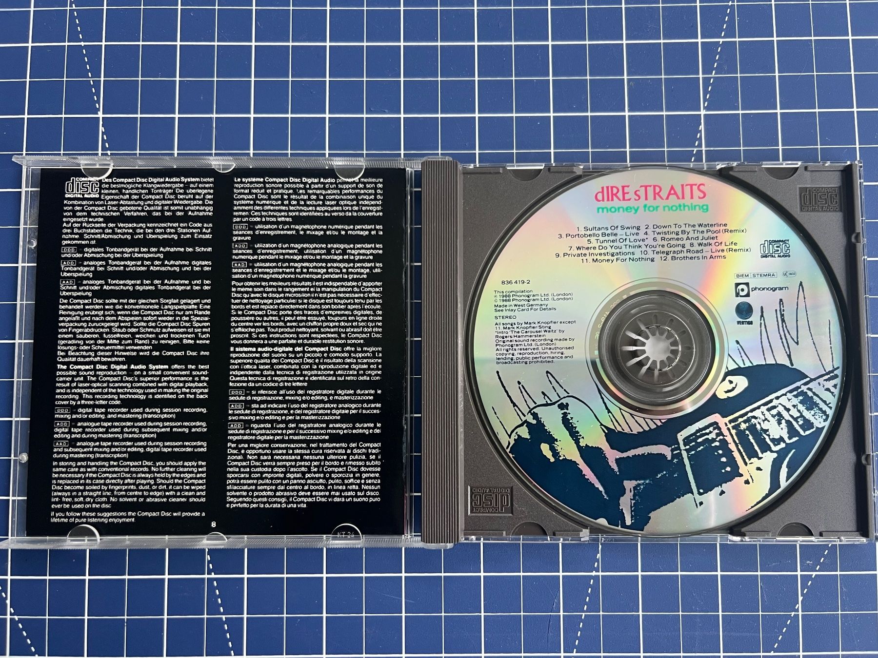 CD: Dire Straits – Money For Nothing – Usato da st.gallen venduto da sophiephie 1
