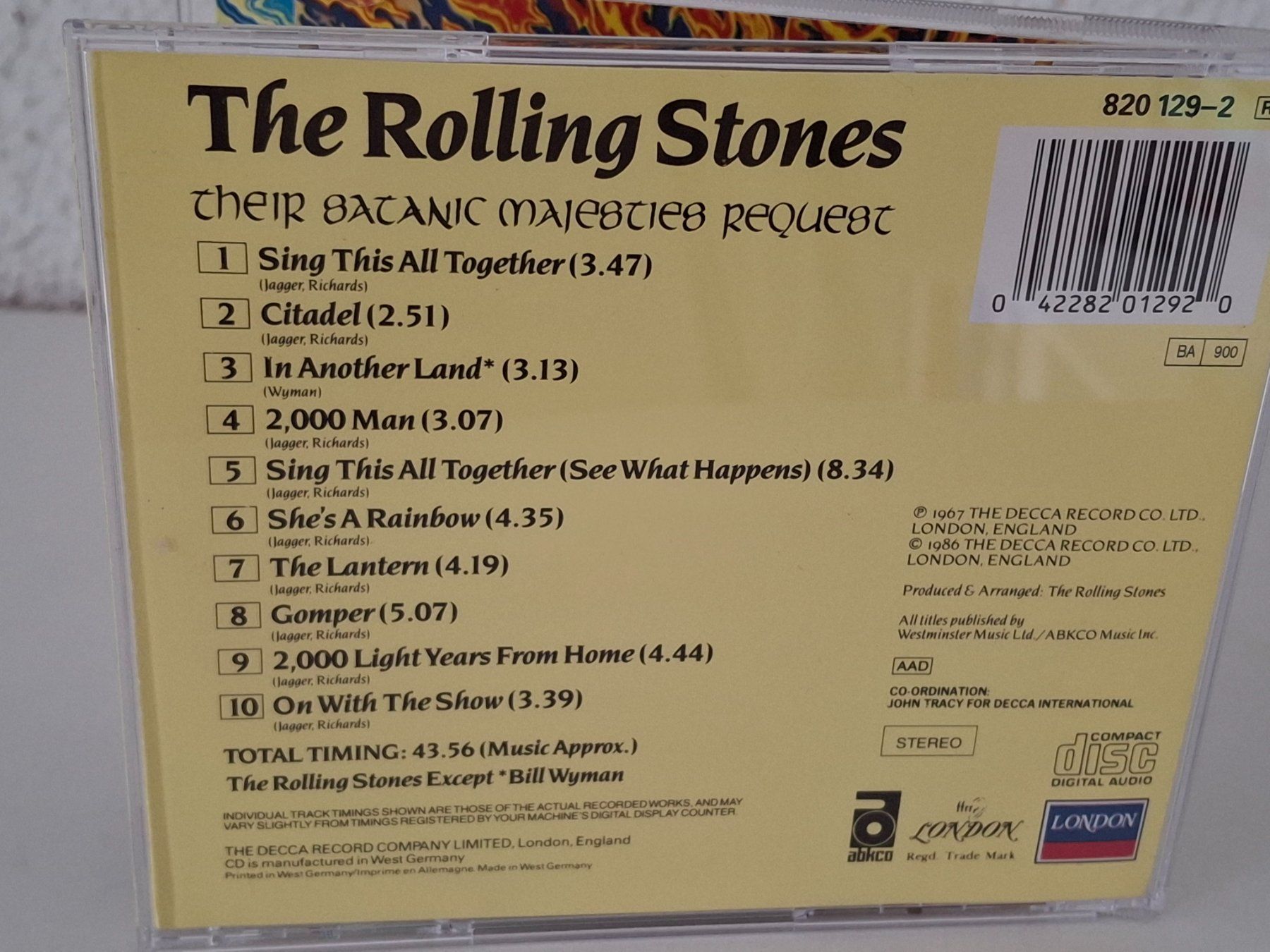 CD: CD The Rolling Stones - Their Satanic – Usato da Aarberg venduto da Jackup1 1