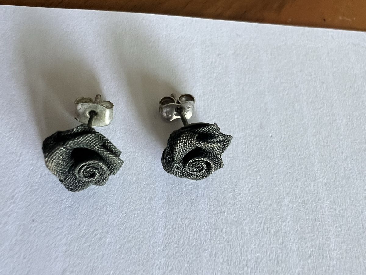 Orecchini pendenti & Orecchini a lobo: Silberohrstecker Rosen-Design – Usato da Leissigen venduto da tahari 2