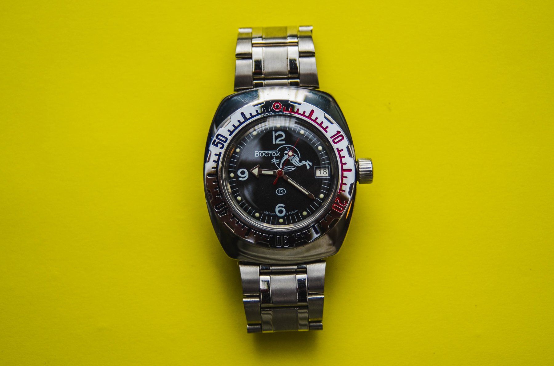 Orologi: Wostok Amphibian Scuba Dude 810 Bocka Case Automatic – Usato da Boswil venduto da ZPwatches 2
