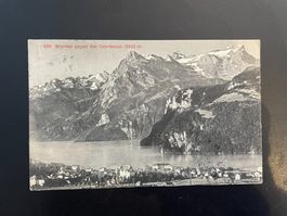 AK SZ Brunnen gegen den Urirotstock