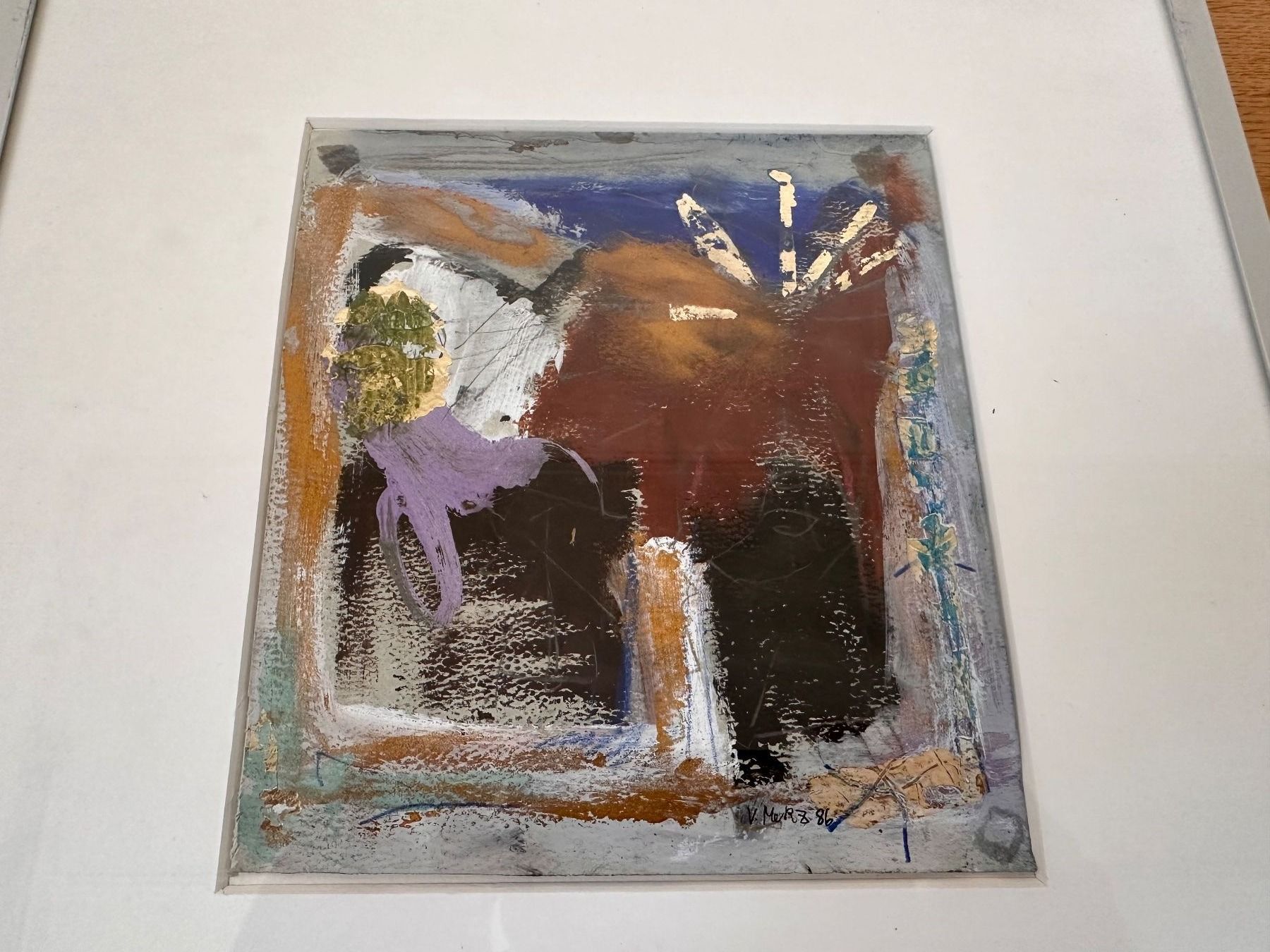 Dipinti: Original Mischtechnik / Gemälde von VERENA MERZ 1986 – Usato da St.Gallen venduto da opuszwei 2