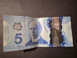 Canada 5 dollars 2013 P106b