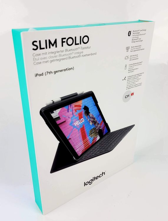 Logitech Slim Folio iPad 7. 8. &  9.Generation / neu & OVP 5