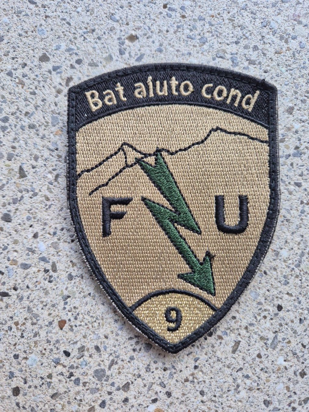 Schweizer Armee Placchette & Badge: *** Badge FU mit klett *** – Nuovo e nell'imballaggio originale da Riedholz venduto da fr_sIruP