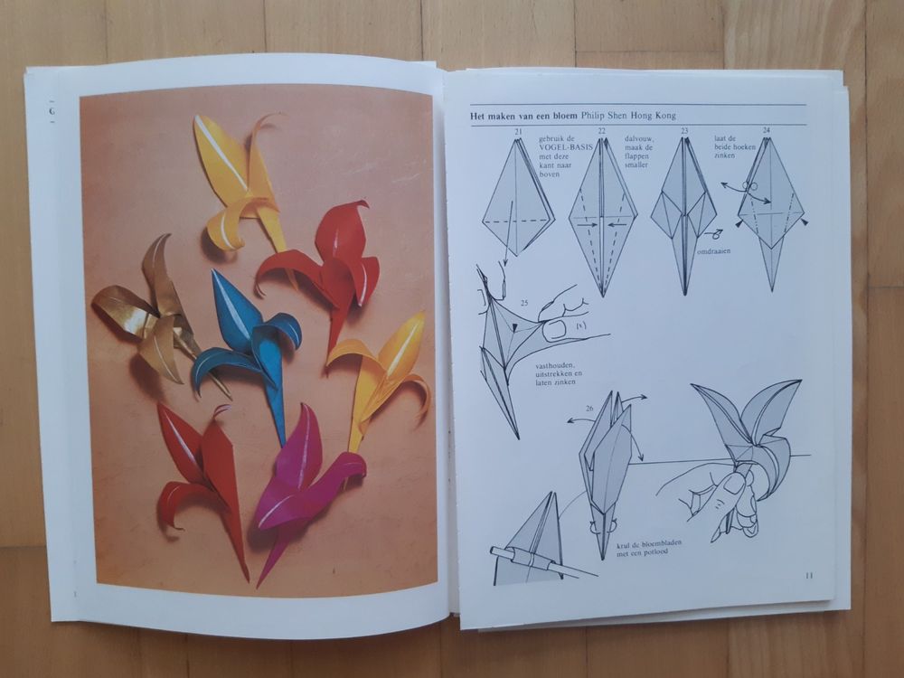 Anleitung zur Origami Vogelbasis