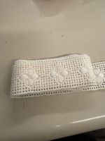 Vintage - Baumwoll-Spitze , 100 cm lang, 2,6 cm breit