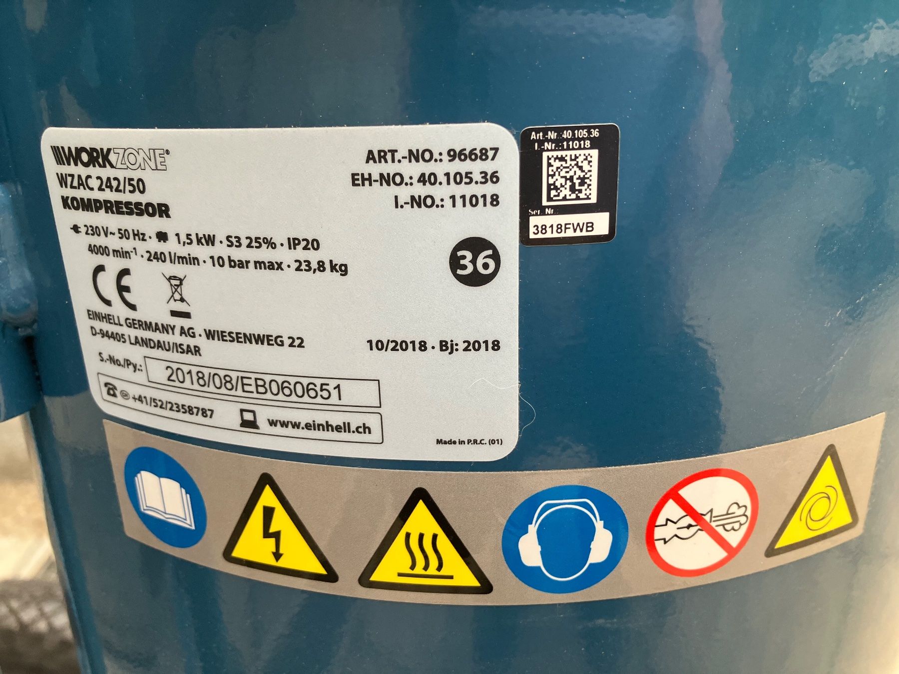 Einhell Kompressoren: Kompressor – Gebraucht aus Winkel von Frizzi04 2
