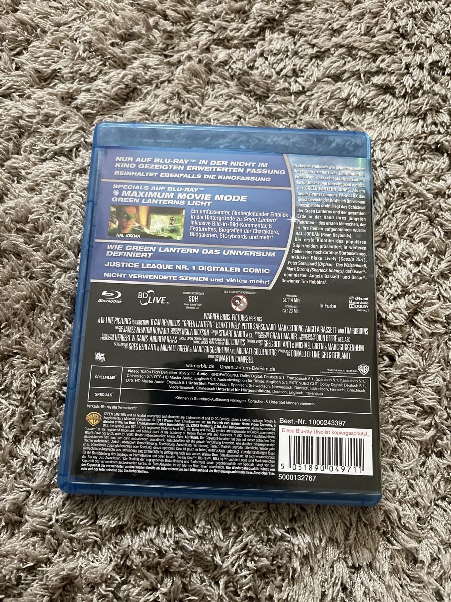 Tutti i DVDs: Green Lantern Extended Cut Blu-ray – Usato da Unterkulm venduto da AnoliOccasion 3