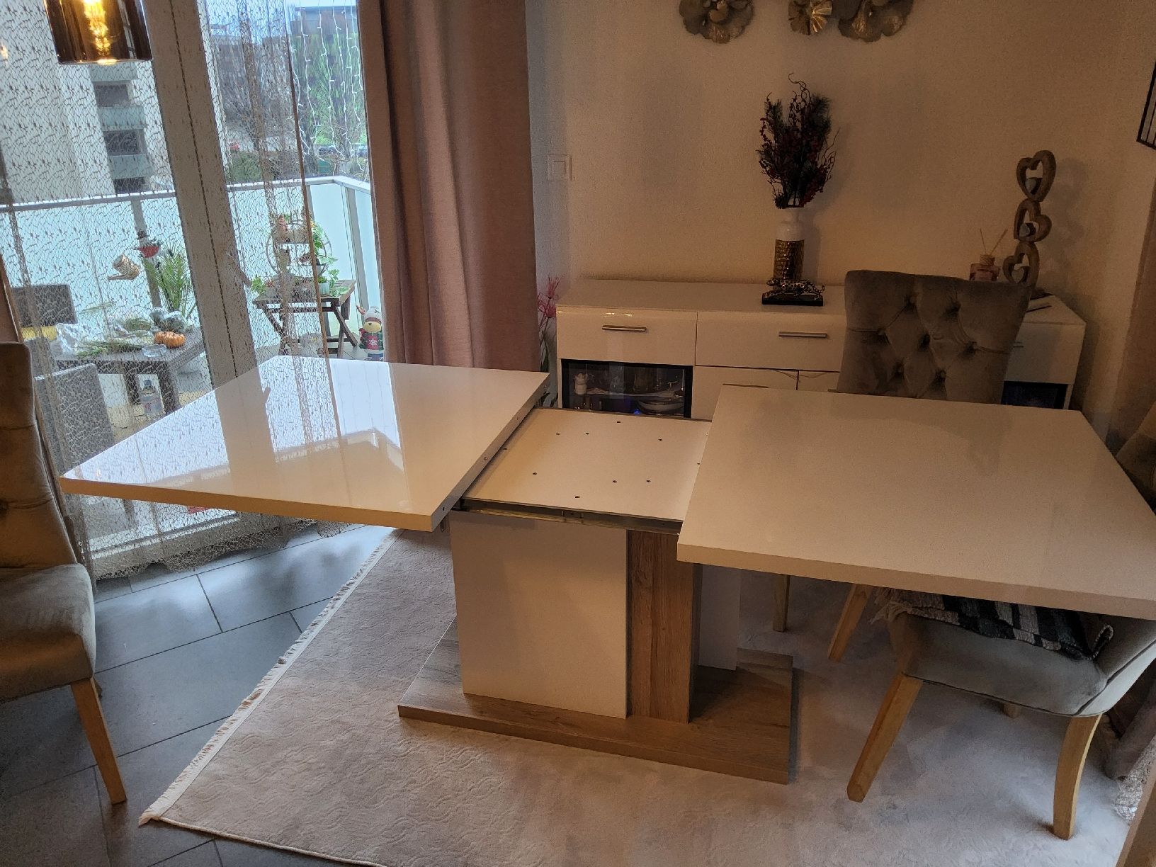 Tavoli: Table à manger design extensible, état impeccable ✨ – Usato da Collombey venduto da Savito 1