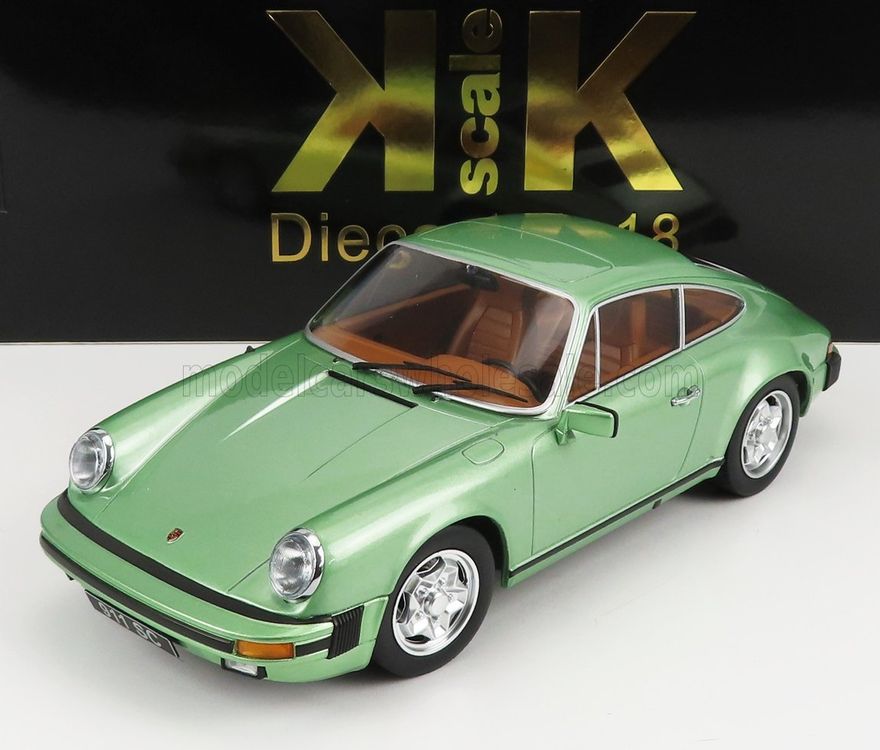 Porsche 911 SC Coupe 1978 Vert Clair Métallique 1/18 KK-Scale KKDC180802