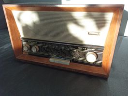 KAPSCH UKW Radio antik Holz ca. 1960 funktionstüchtig
