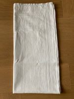 Tischtuch weiss Baumwolle/Leinen
