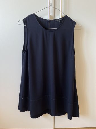 Marc O’Polo Damen Top, Gr. 36, dunkelblau, Sommer