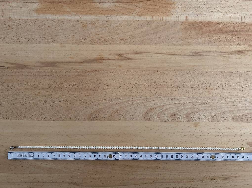 Catenine: Echte Perlenkette mit Goldverschluss (45 cm) – Usato da Baden venduto da tha_28h7 2