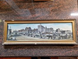 Altes gerahmtes Bild, Johanisburg Vintage, Rarität