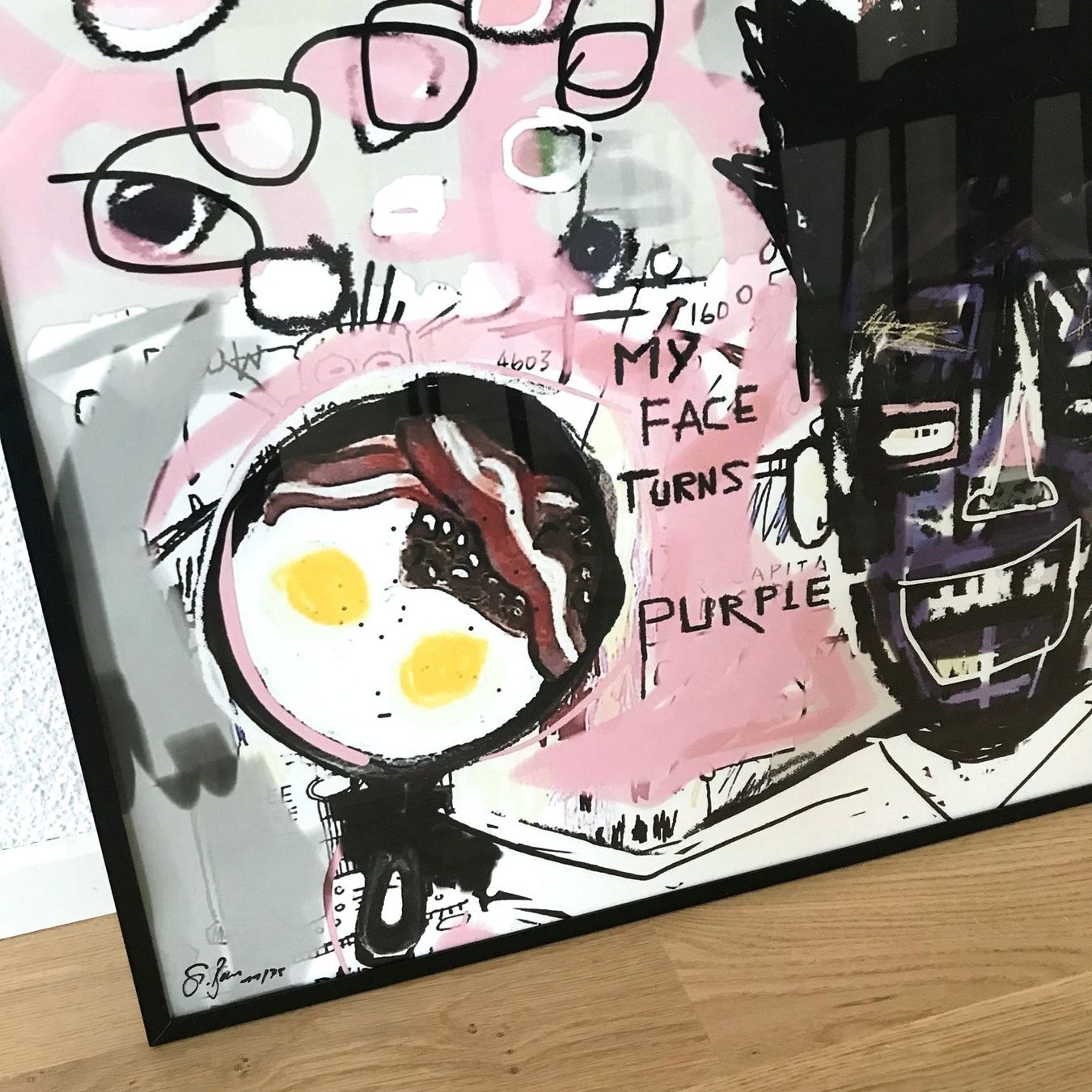 Foto & Immagini: Purple Face Neo Expressionismus Pop Art Bild Chef Skill Bild – Nuovo (secondo la descrizione) da St. Niklausen LU venduto da Stefan_Bammert_Art 1
