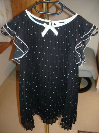Mädchen Kleid Pünktchen & Jäckli Gr. 110/116, H & M, süss!