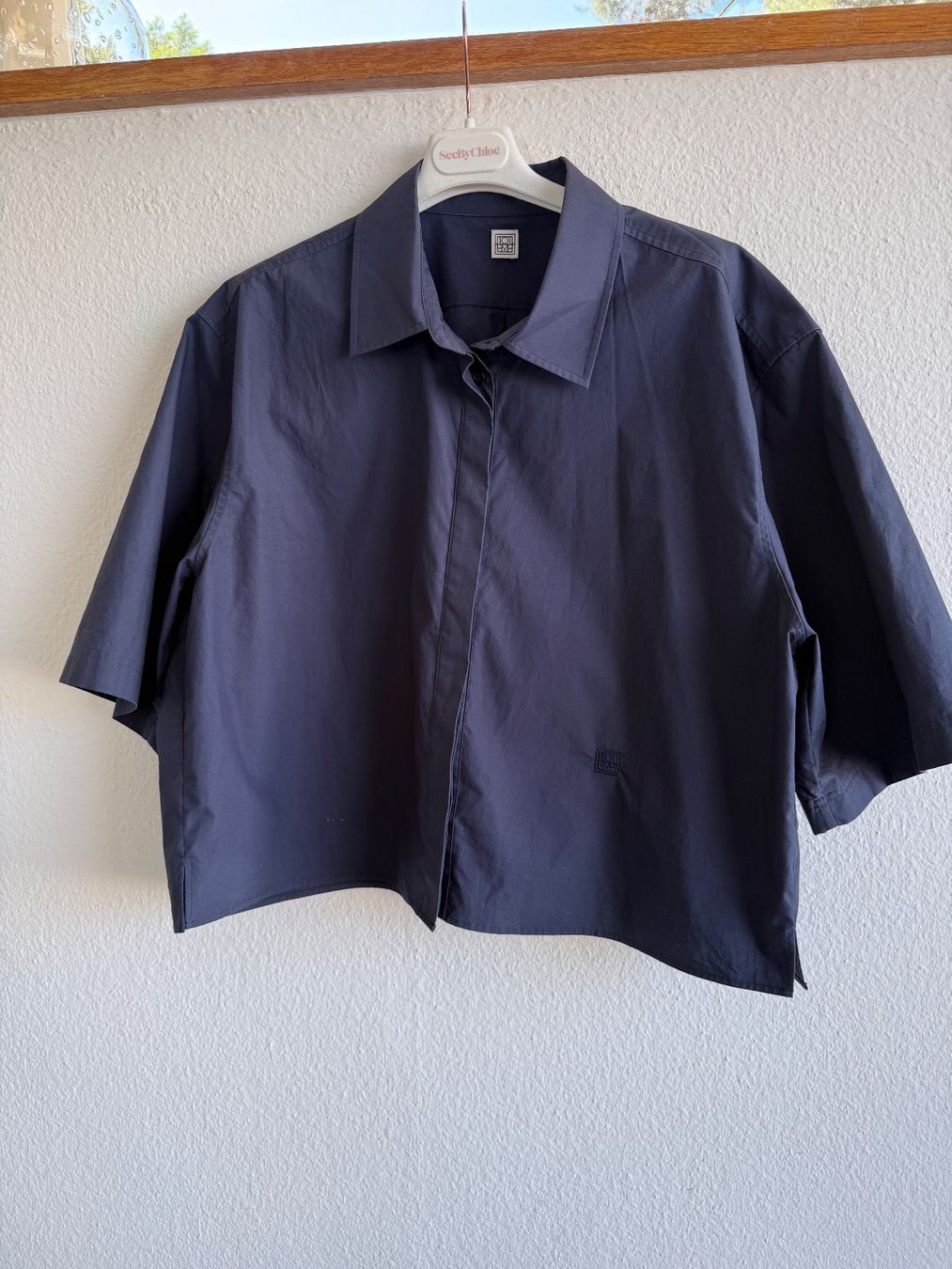 Totême Blusen: Bluse Toteme dunkelblau Gr.42 – Gebraucht aus Zürich von bluebirdmon