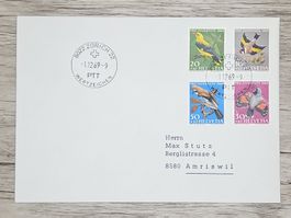 CL17 Enveloppe + Timbre Suisse 1969