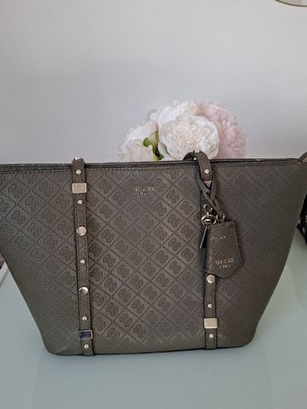 Sac à main Guess kaki à motif -