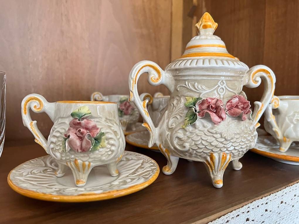 Tazze: Servizio caffè Capodimonte vintage  25 pezzi. – Usato da Breganzona venduto da Renzanton 4