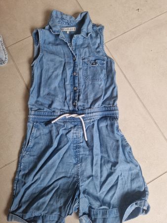 Jumpsuit, Gr 128, Tommy Hilfiger Shorts Overall Onesie Jeans