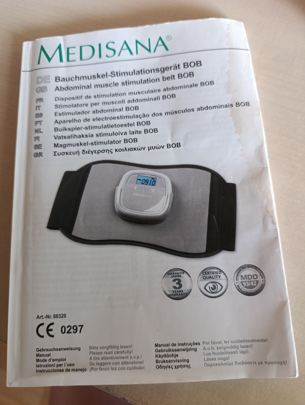 Medisana Massagegeräte: Bauchmuskel Trainer – Gebraucht aus Büsserach von Klibo 1