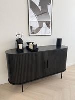 Moderbes Sideboard Schwarz