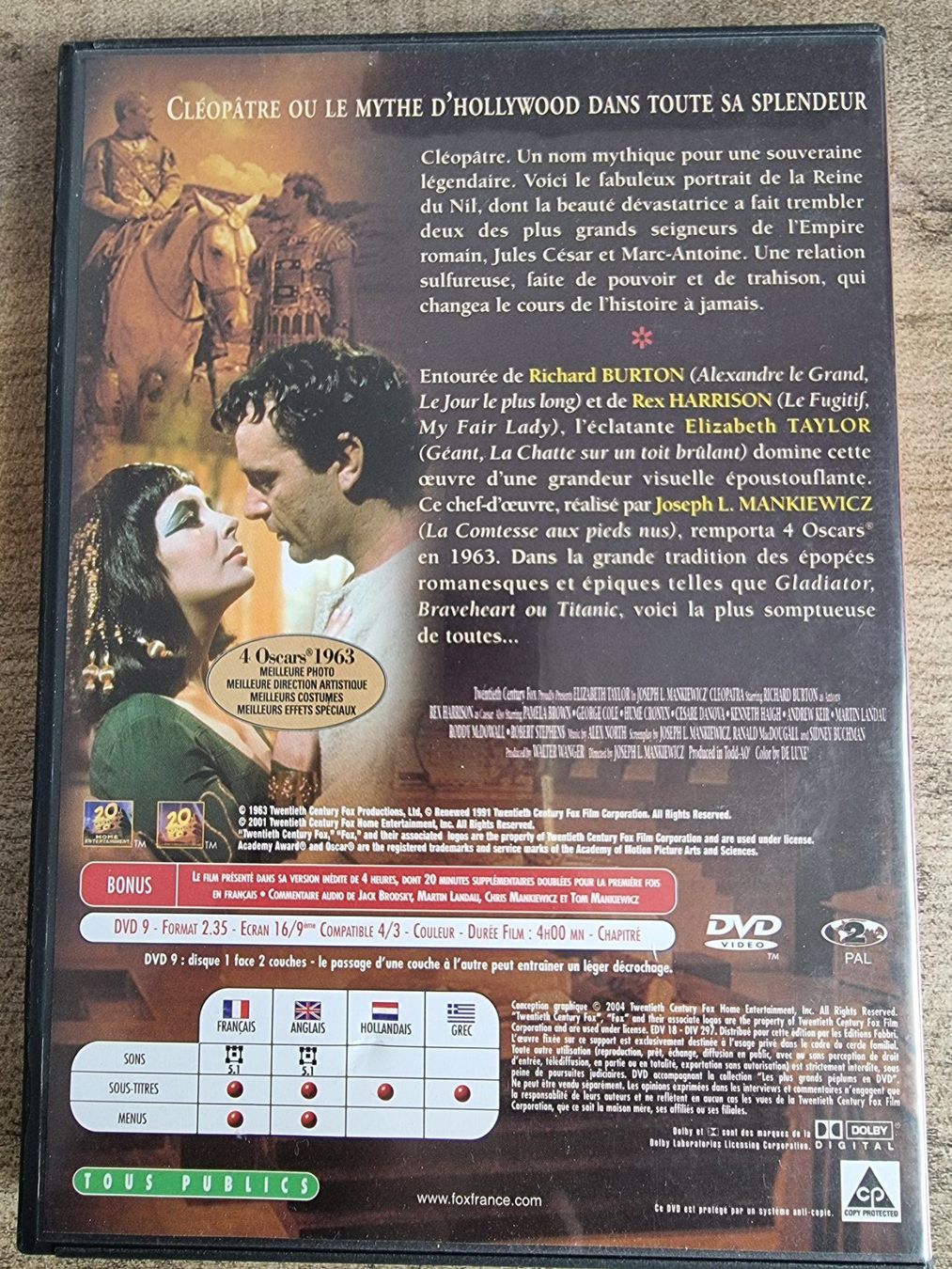 Alle DVDs: Cléopâtre – Gebraucht aus Chavannes-près-Renens von XWR4 1
