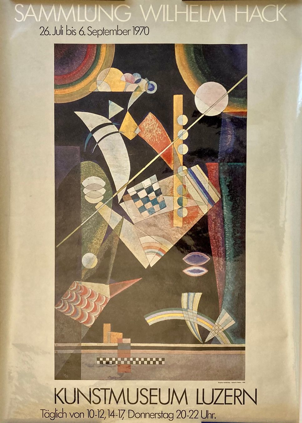 Foto & Immagini: Affiche Kandinsky, Sammlung Wilhelm Hack , Lucerne, 1970 – Usato da La Chaux-de-Fonds venduto da alain_gus