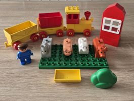 Lego duplo * Bauernhof mit Zug * Vintage