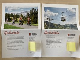 Gutschein Gondelbahn und Bikeboard Sörenberg/Rossweid