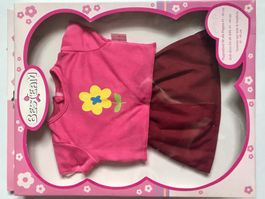 Puppenkleid für Puppen 45 - 49 cm, 30 Grad waschbar / NEU