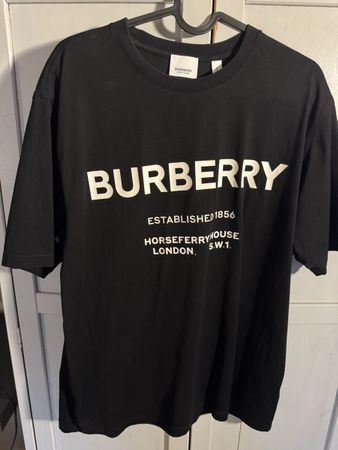 Burberry T-Shirt Schwarz, Grösse S, Top Zustand