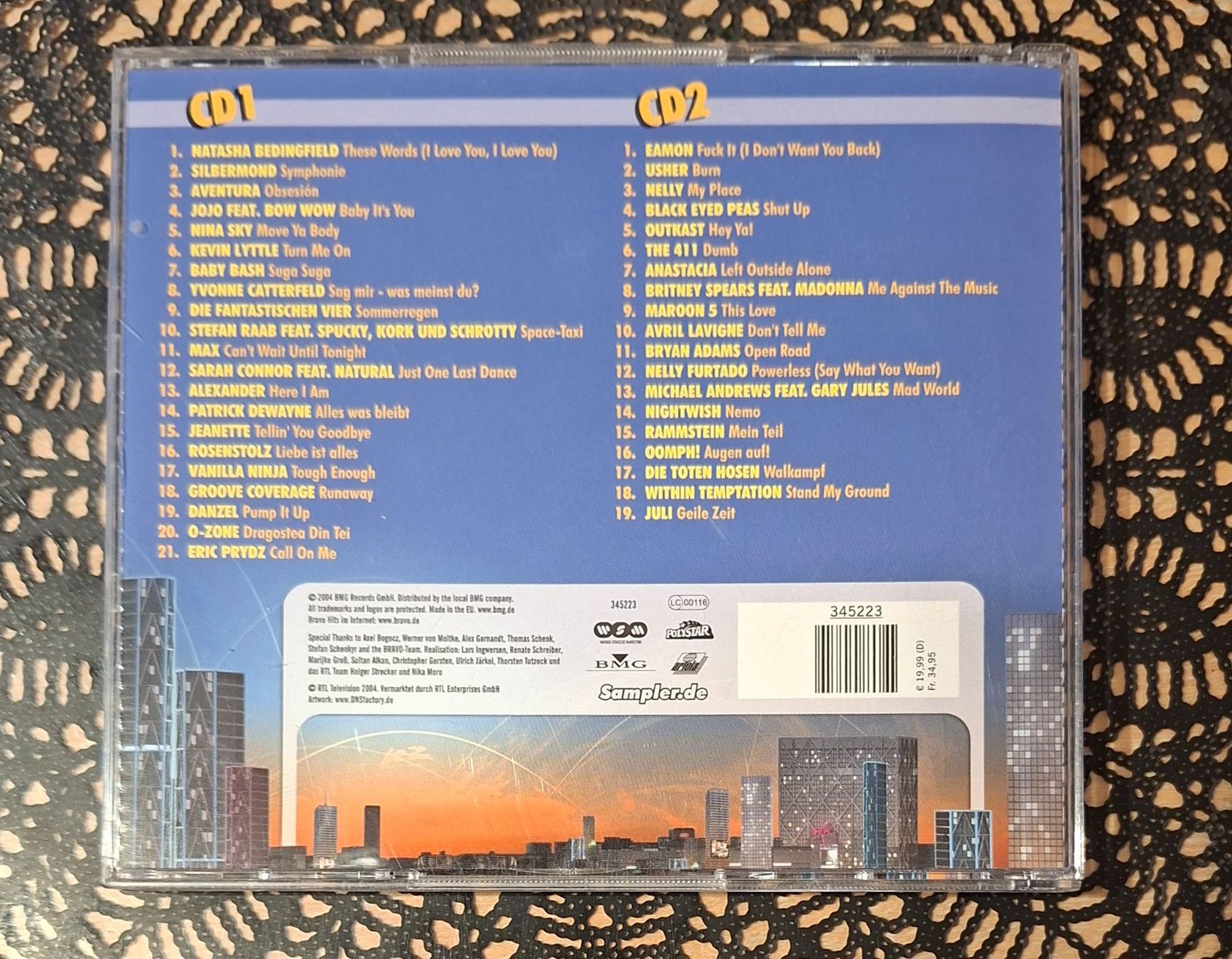 CDs: Bravo Hits - The Hits 2004, 2CD Hit Compilation Sampler 2004 – Gebraucht aus Amriswil von Celini3 1