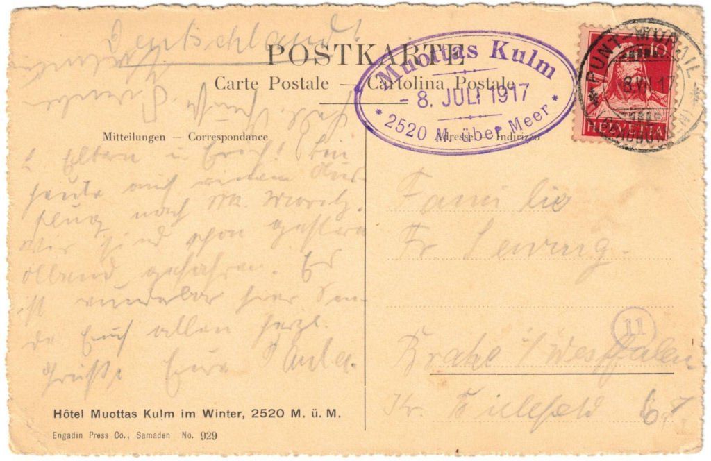 Cartes postales: St. Moritz - Standseilbahn Muottas Muragl – D'occasion à Binningen par Mountainrider 1