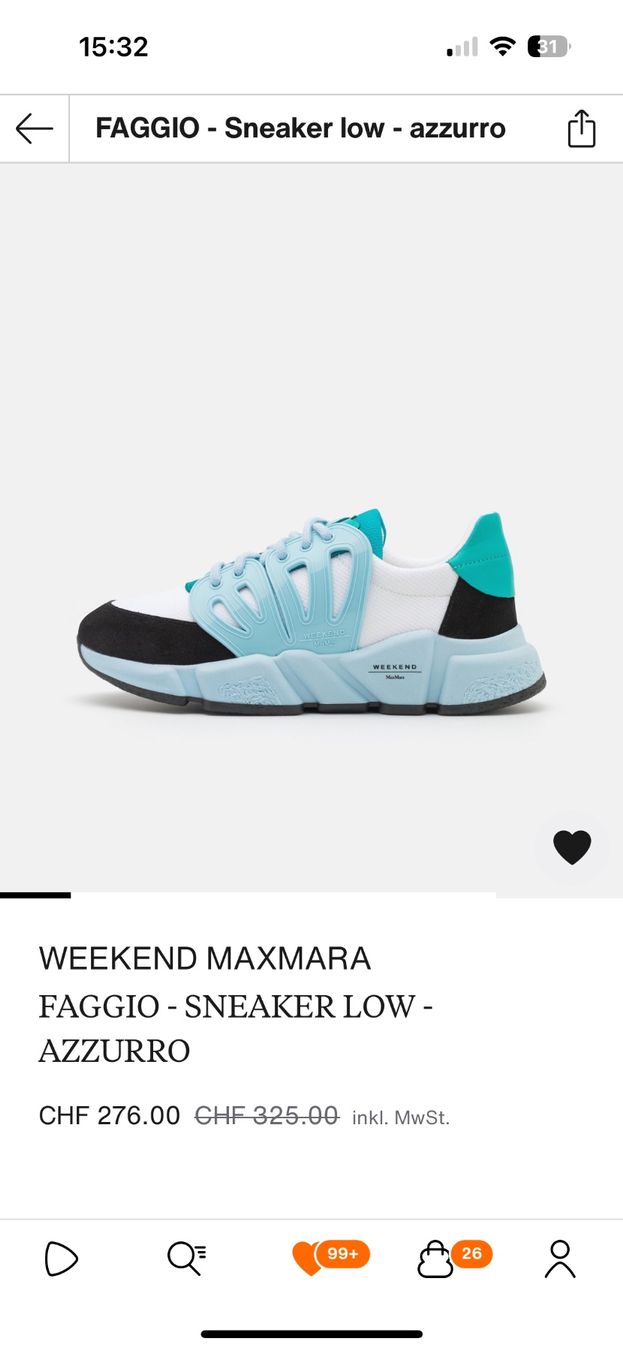 Max Mara Scarpe da donna: WEEKEND MAXMARA FAGGIO - SNEAKER LOW - Orginalpreis 325.- – Nuovo e nell'imballaggio originale da Zürich venduto da luxuryoutlet1 7