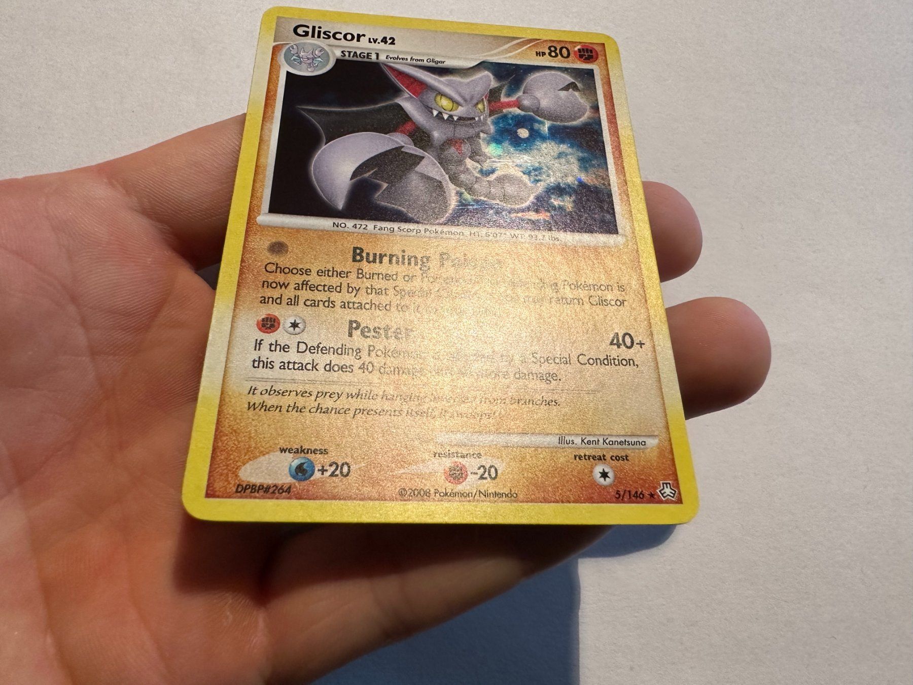 Pokémon Carte collezionabili: Gliscor holo D&P Legends Awakened EN – Usato da Hagendorn venduto da Pokecollectorch 1